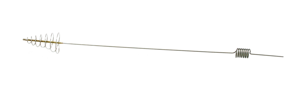 Coiled antenna spring