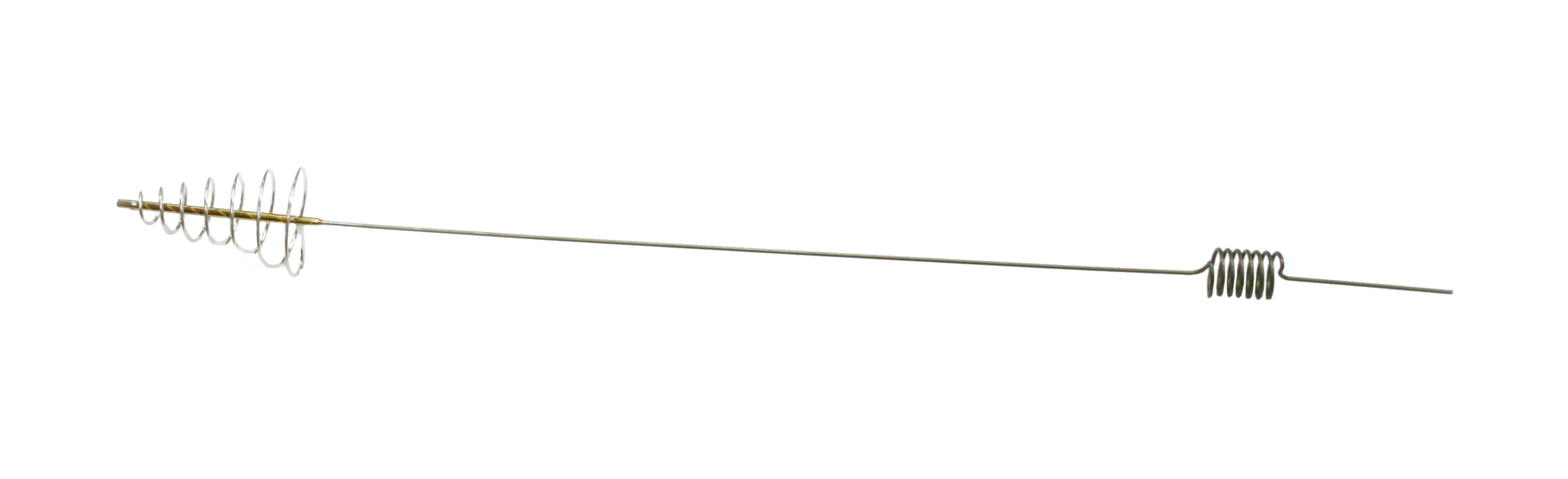 Coiled antenna spring